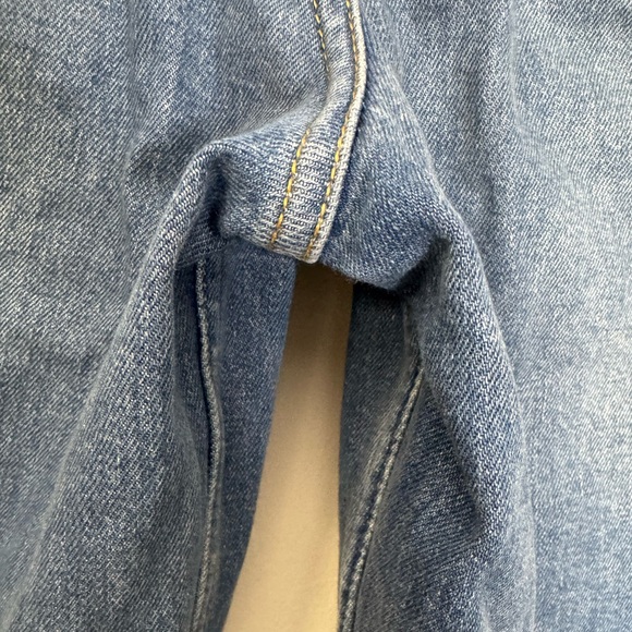 Anthropologie Pilcro The Skipper Jeans Wide-Leg High Rise Blue Size 29 Tall - Picture 7 of 16